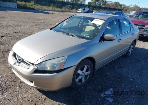 2003 Honda Accord 2.4 Ex из США, поврежденный, VIN 1HGCM56683A052292